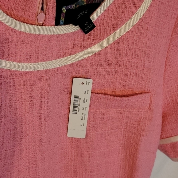 J Crew Tweed A line Dress with Flap Pockets - Picture 8 of 16